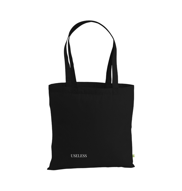 Black Useless Tote Bag