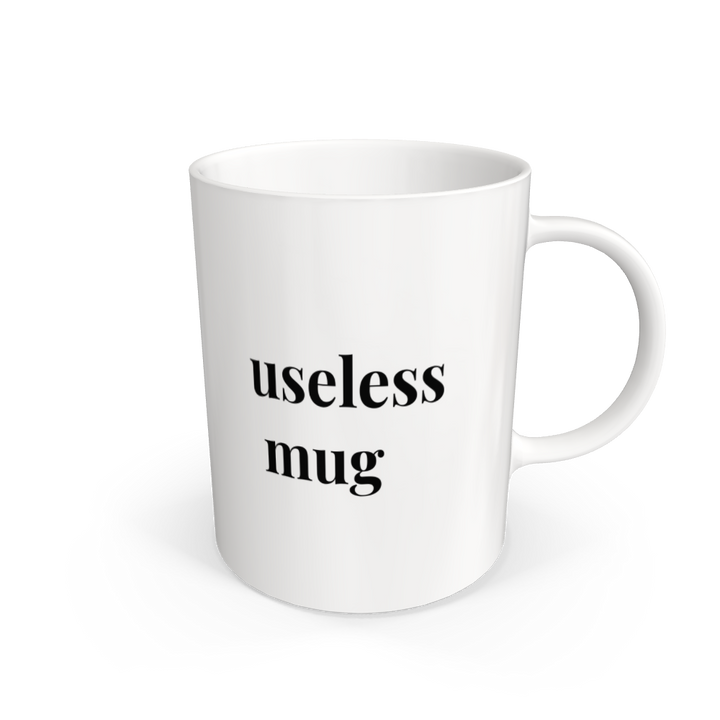 White The Useless Hotline 'useless mug' Mug