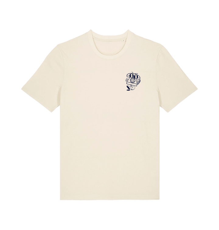 Natural Raw Hotline Tee French Navy.