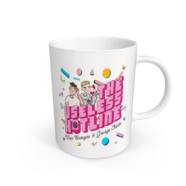 White The Useless Hotline Mug